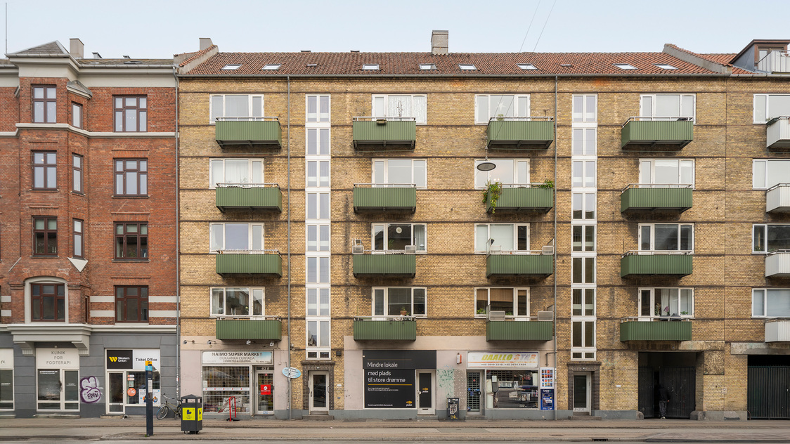 Facade til butik på Frederikssundsvej 62B, st. th., 2400 København NV | Billede til print