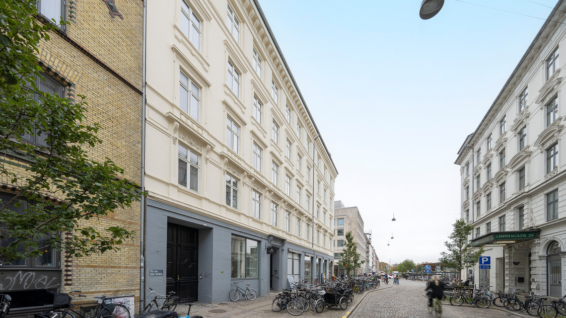 Facade til lager på Linnésgade 20, kælder, LM 103, 1360 København K | Billede til print