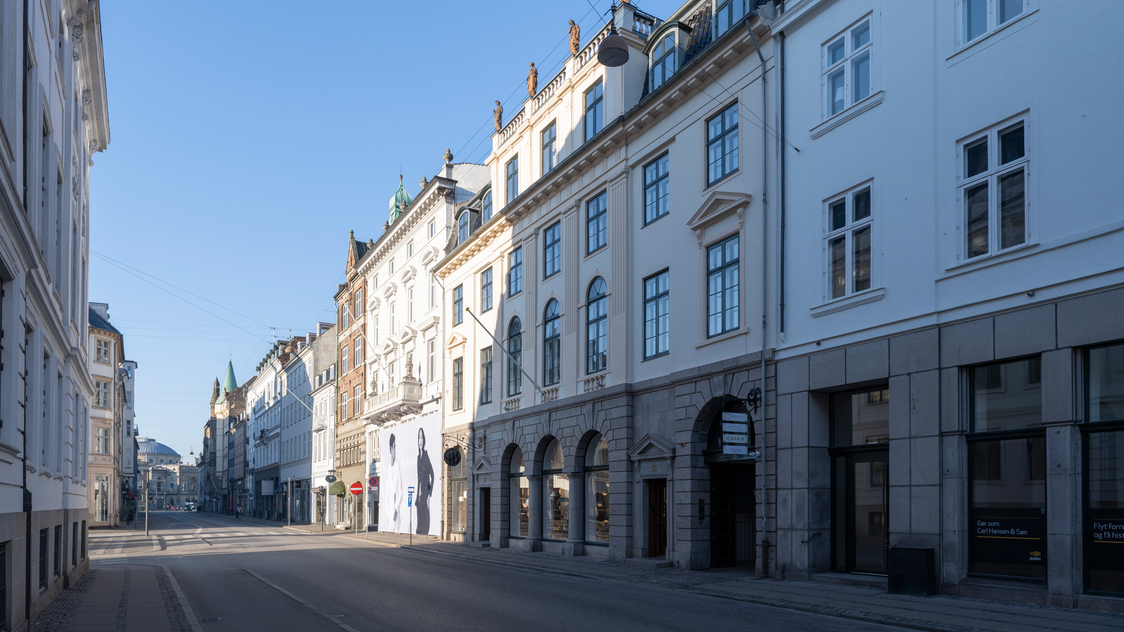 Facade til kontor på Bredgade 35C, st. & 1. sal, 1260 København K | Billede til print