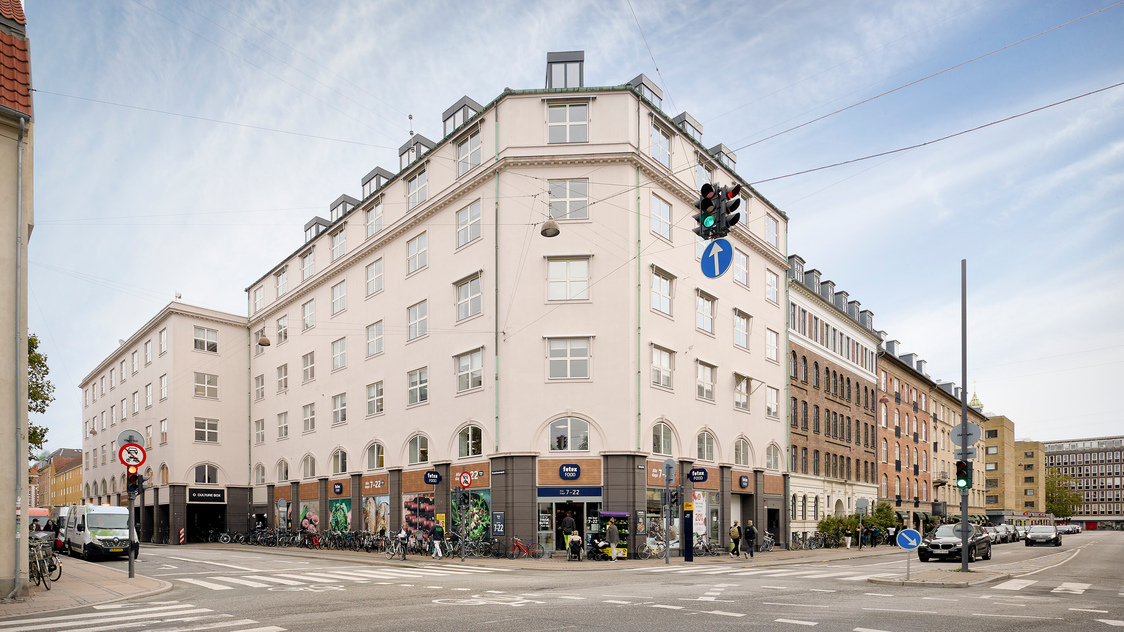Facade til lager på Sølvgade 10, LM 9, 1307 København K | Billede til print