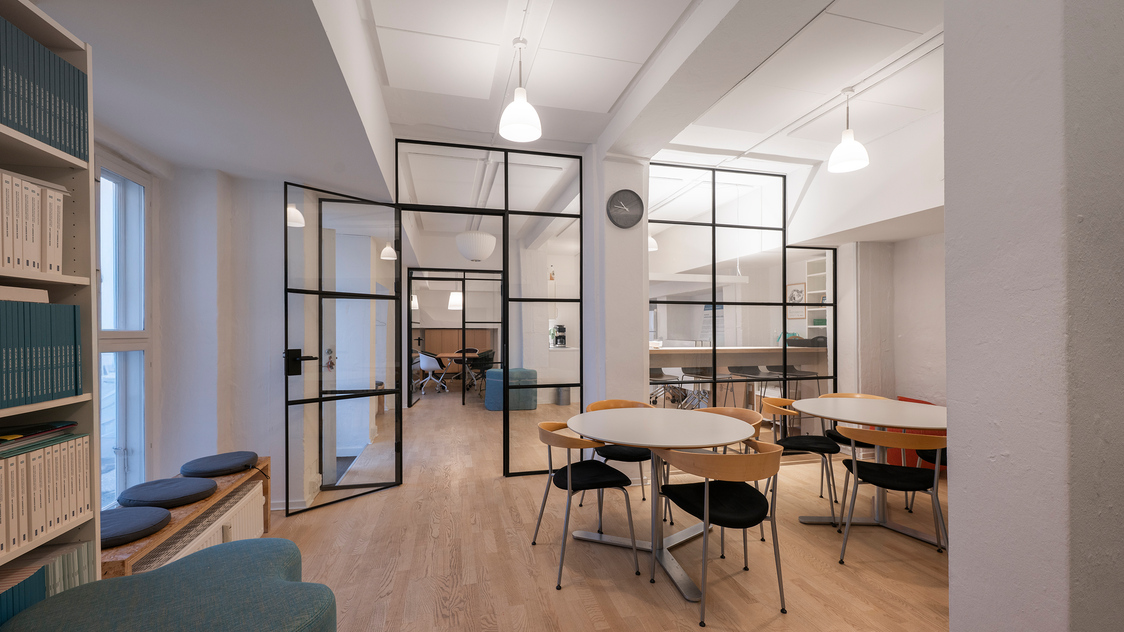 Kontorlokale tilhørende lejemålet på Knabrostræde 20, st., 1210 København K | Billede til print