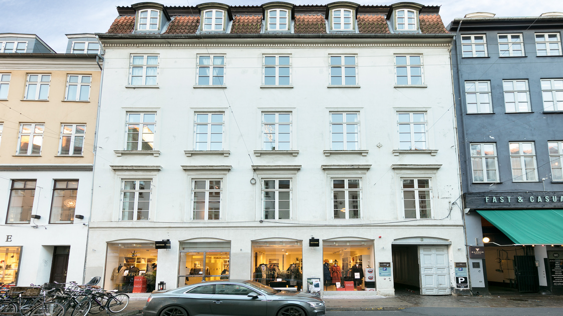 facade på Kronprinsensgade 8, 3.tv, 1114 København K | Billede til print