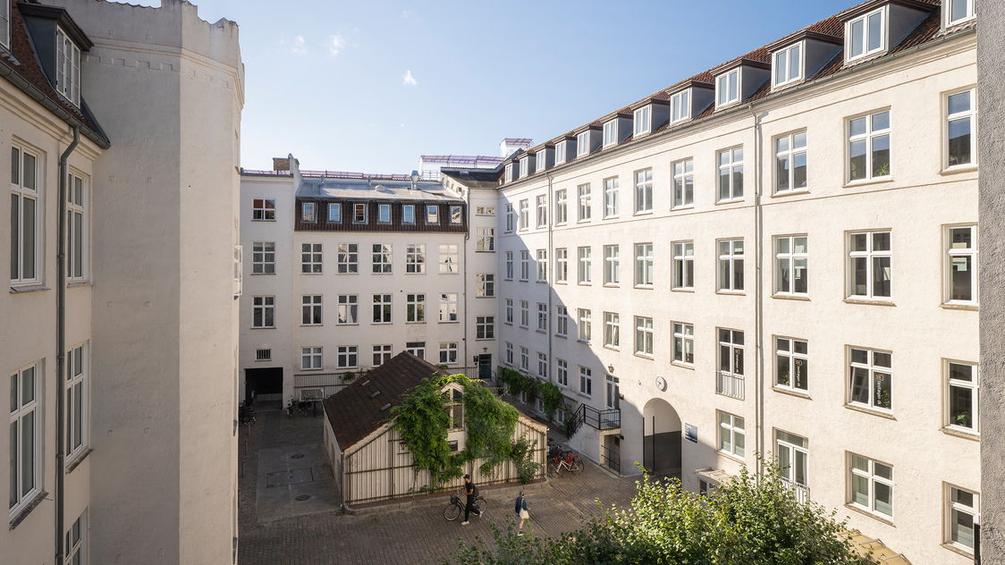 Gården til kontoret på Kigkurren 8D, 3. th., 2300 København S | Billede til print