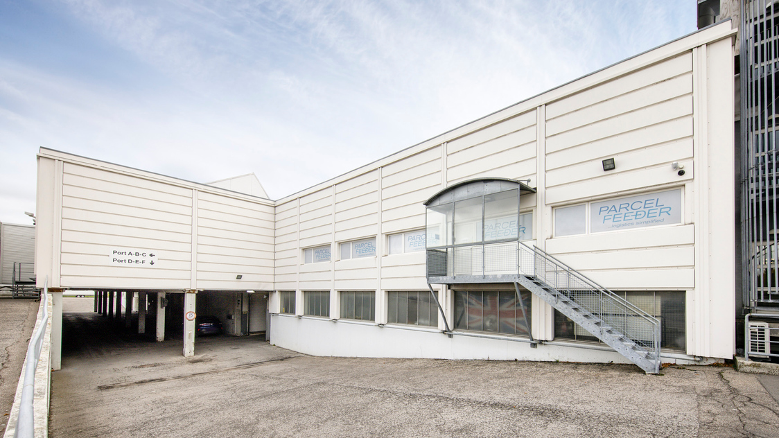 Facadebillede af Midtager 29, lagerbygning, lejemål 2935, Port F 2605 Brøndby | Billede til print