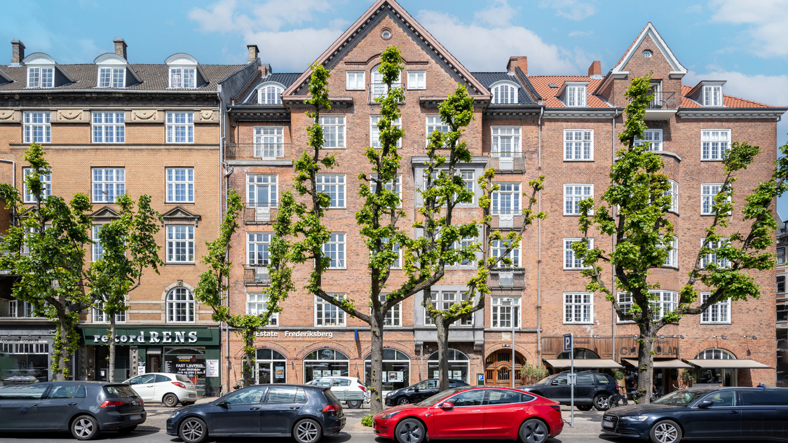 Facade - Frederiksberg Allé 66, 5. sal | Billede til print