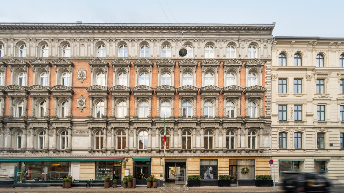 Facade til ejendommen til kontoret på Bredgade 65A 3. sal, 1260 København K | Billede til print