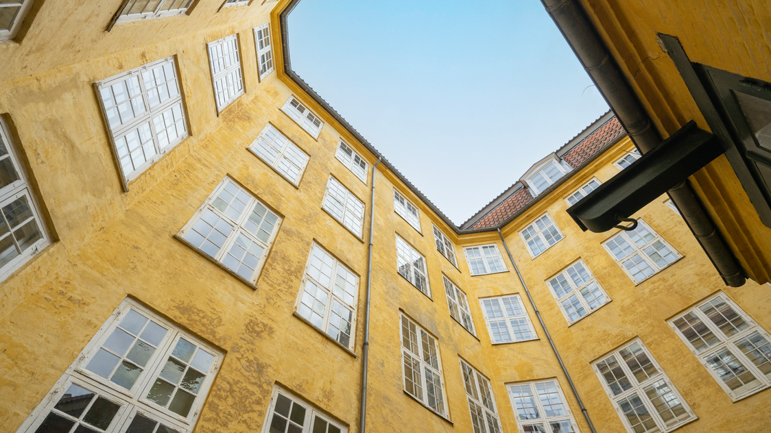 Gården til kontoret på Pilestræde 41, 1. sal, 1112 København K | Billede til print