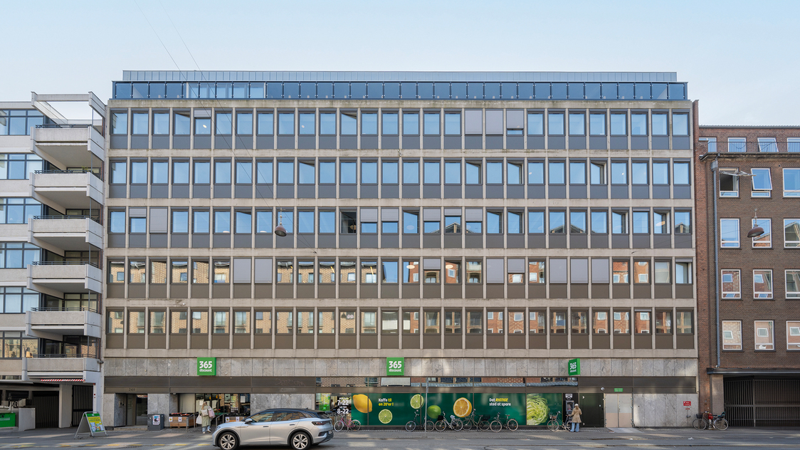 Facaden til kontoret på Borgergade 24 B, 6. og 7. sal, 1300 København K | Billede til print