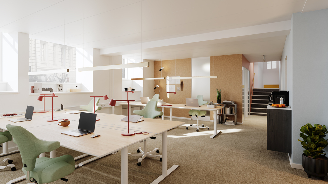 Bistro til kontor på Store Kongensgade 68, parterre, th., 1264 København K | Billede til print