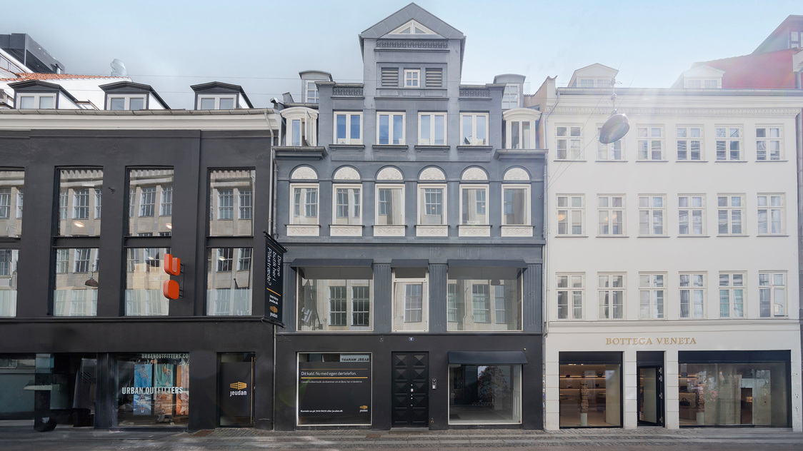 Facade af butikken på Pilestræde 6A, | Billede til print