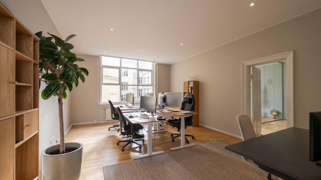 Mødelokale til kontor på Bredgade 65A, 2. sal, 1260 København K | Billede til print